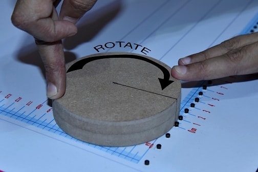 Determining π — Rotation Method apparatus